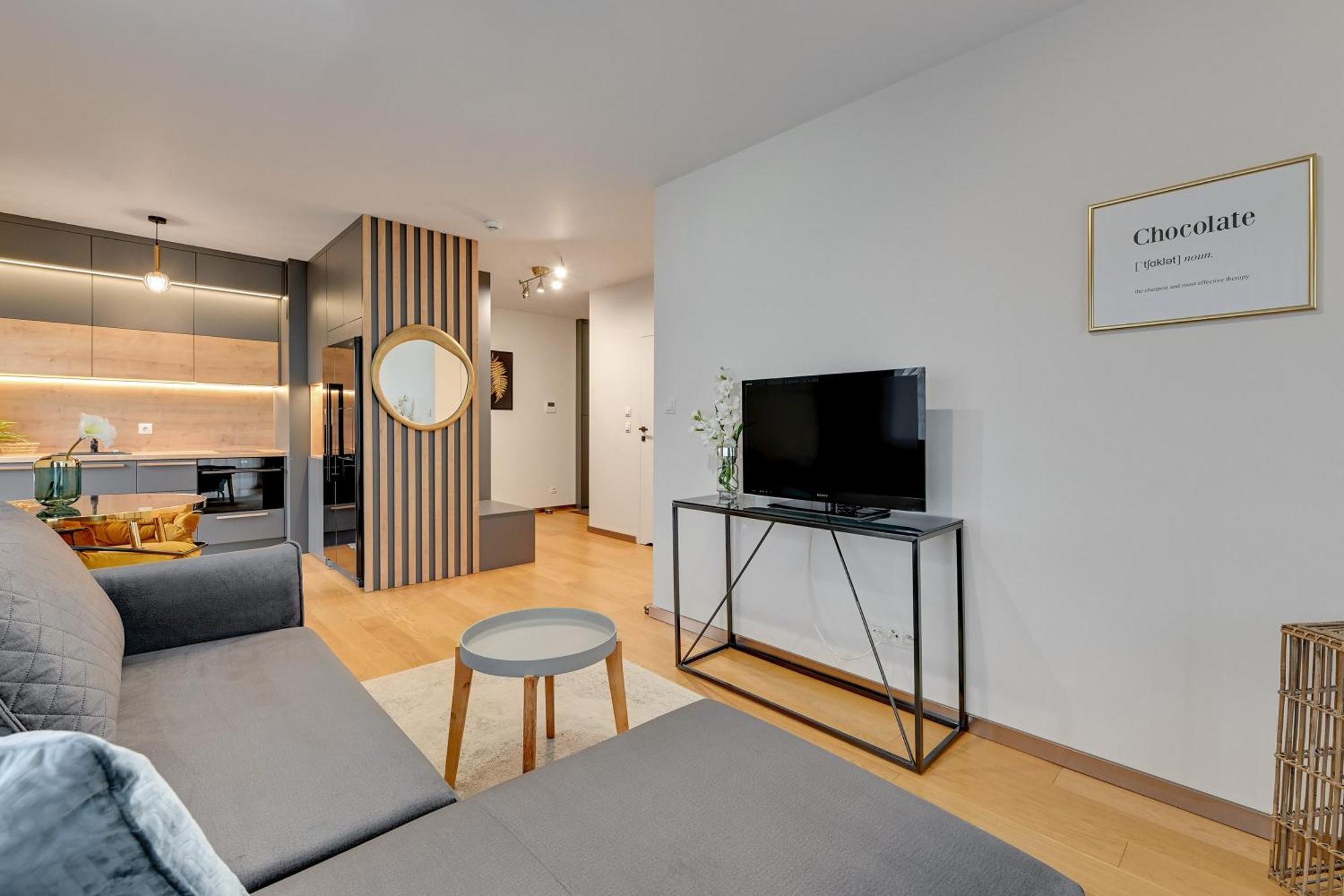 Nadmotlawie Riverside - Sauna, Gym & Parking By Downtown Apartments Danzig Zimmer foto