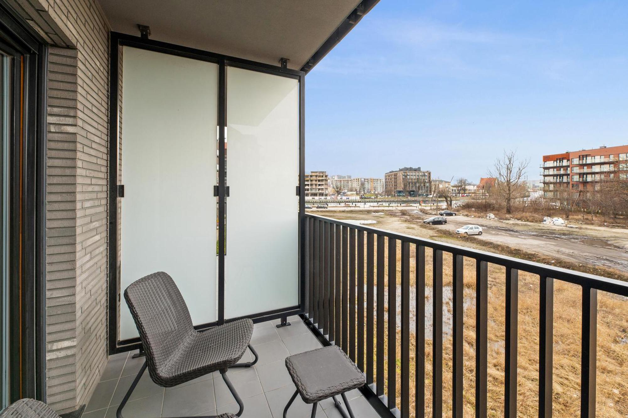 Nadmotlawie Riverside - Sauna, Gym & Parking By Downtown Apartments Danzig Zimmer foto