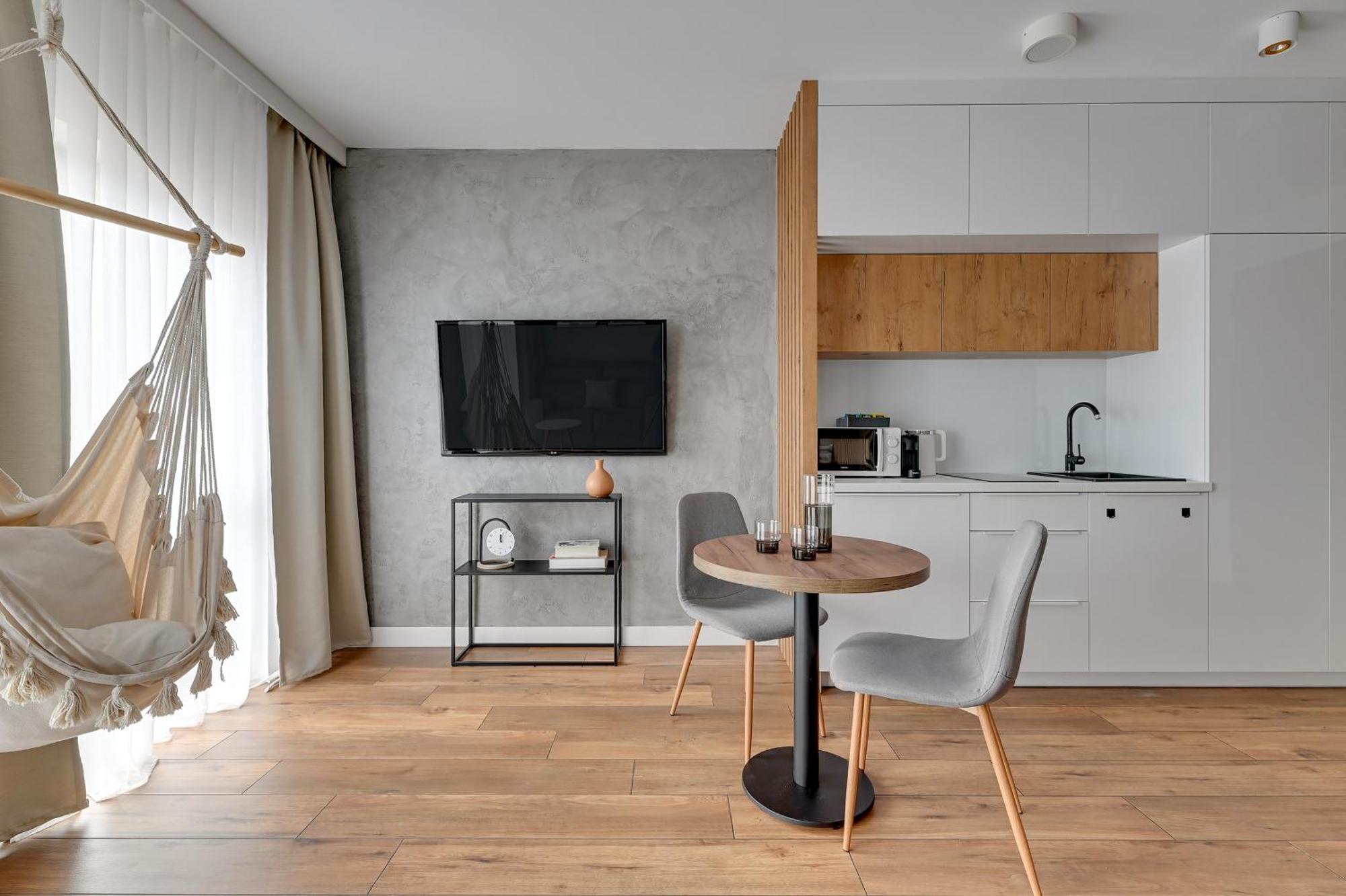 Nadmotlawie Riverside - Sauna, Gym & Parking By Downtown Apartments Danzig Zimmer foto